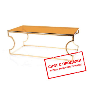 Стол журнальный Signal Kenzo A Янтарный/золотой...